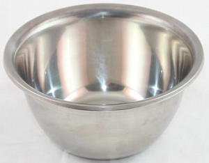 Миска  нерж. высокие края d=19 см, 1.5л